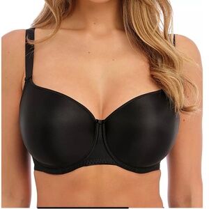 Fantasie-FL4510 Smoothing T-Shirt Bra  Black 40DD NWT